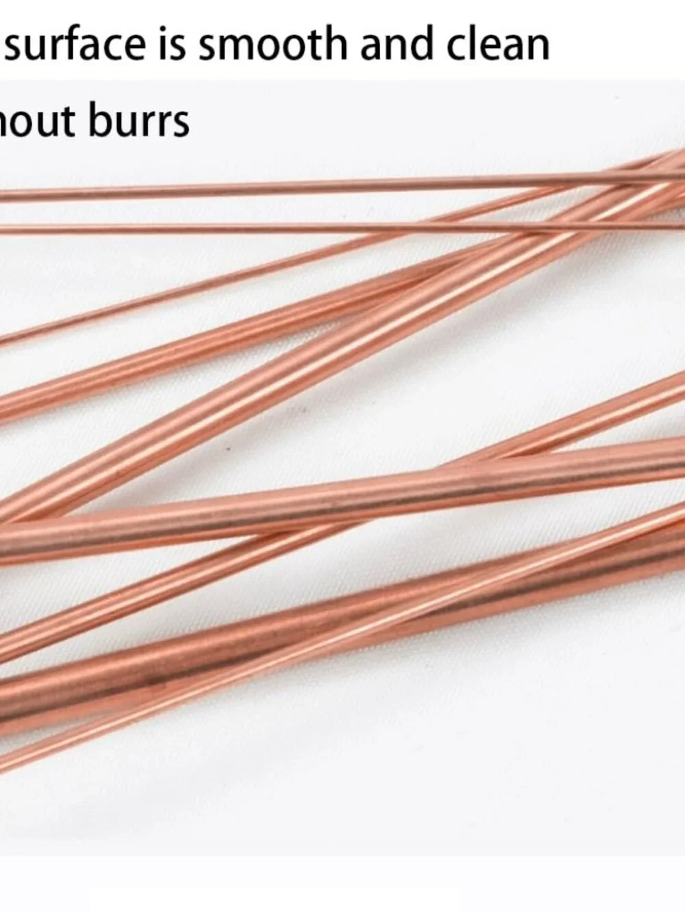 5PCS Pure Copper Round Rod Length 15.7